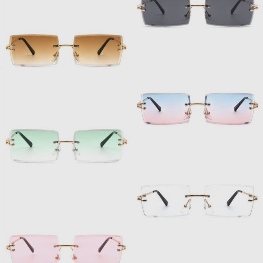 Rimless sunglasses
